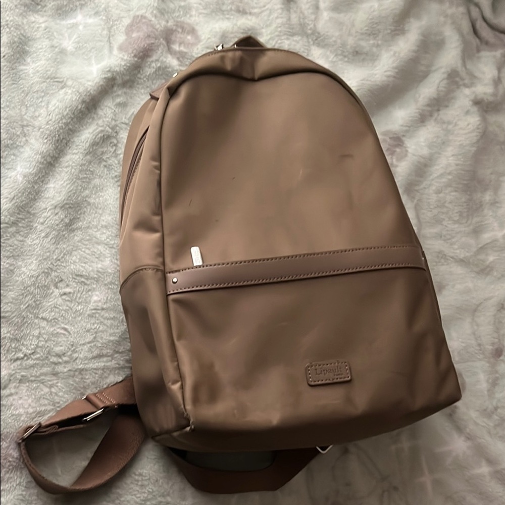 Lipault Paris Brown Beige Backpack